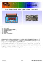 E725 Microprocessor Based Digital Indicator / Panel Meter - 1