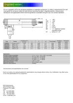 SSA Seawater Submersible LVDT Displacement Transducer - 2