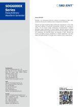 SDG6000X Series Pulse/Arbitrary Waveform Generator Datasheet-16