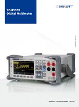 Siglent Digital Multimeter SDM3055 Datasheet - 1