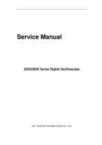 SIGLENT/oscilloscope/SDS2000X/service manual-1