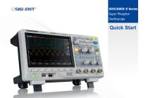 Siglent SDS1000X-E Series QuickStart - 1