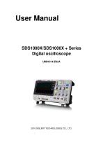 Siglent SDS1000X/X+ Series Digital Oscilloscope User Manual-1