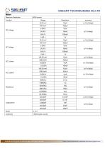 SIGLENT SHS800 Data Sheet-4