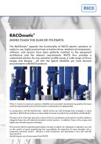 RACOmatic intelligent Electric Actuators Technical Data and Configurations - 3