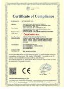 CHANGHONG NI-CD BATTERY CE CERTIFACATE - 1