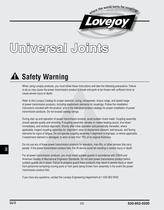 Universal Joint catalog - 2