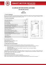 DC BRUSH MOTORCONTROLLER BMSD - 1