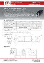 Stepper motor with built-in driver with IP65 enclosure - 1