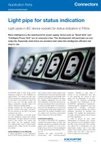 Application Note Light pipe for status indication - 1