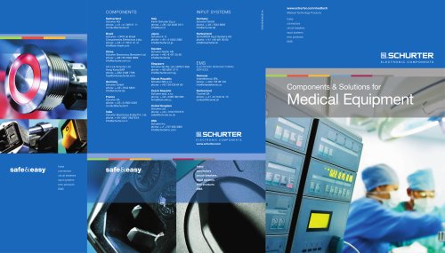 Components & Solutions for Medical Equipment