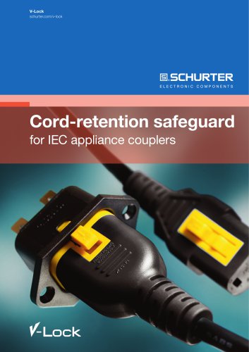 Cord-retention safeguard for IEC appliance couplers