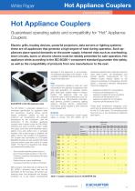 Hot Appliance Couplers - Guaranteed operating safety and compatibility for "Hot" Appliance Couplers-1