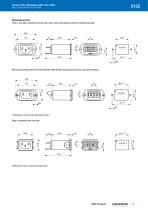 Power Entry Modules with Line Filter 5123 - 3