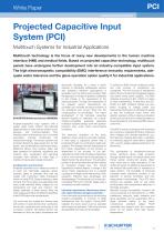 SCHURTER White Paper: Multitouch Systems for Industrial Applications - 1