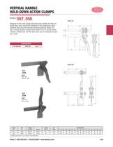 VERTICAL HANDLE HOLD-DOWN ACTION CLAMPS-20