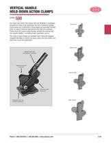 VERTICAL HANDLE HOLD-DOWN ACTION CLAMPS-24