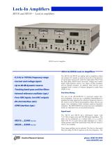 SR510 and SR530 — Lock-in amplifiers - 1