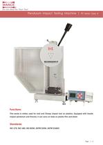 Pendulum impact tester for plastics-1