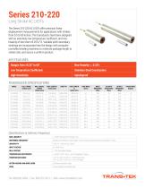 Series 210-220 Long Stroke AC LVDTs - 1