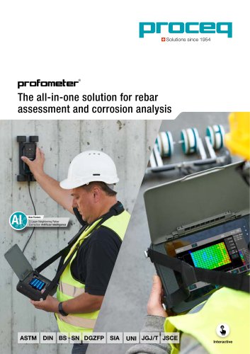 Profometer - The all-in-one solution for rebar assessment and corrosion analysisAdvanced Cover Meters