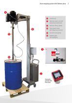 Drum emptying system with follower plate-3