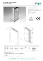 AC / DC POWER SUPPLY for CompactPCI PRIMARY SWITCHED MODE QUADRUPLE OUTPUT P 4190 SERIES - 1