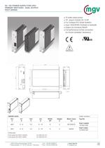 AC / DC POWER SUPPLY fOR CPCI PRIMARY SWITCHED ? DUAL OUTPUT P2071 SERIES - 1