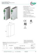 Power supplies for intermediate circuits SDH1000 and SUH1000 - 1