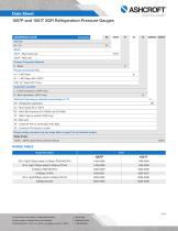 1007P and 1001T XOR Refrigeration Pressure Gauges - 2