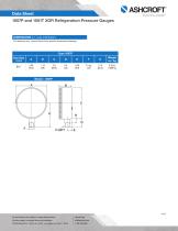 1007P and 1001T XOR Refrigeration Pressure Gauges - 4