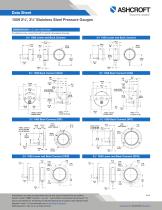 1009 2½˝, 3½˝ Stainless Steel Pressure Gauges-6
