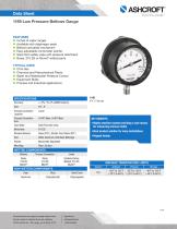 1189 Low Pressure Bellows Gauge - 1