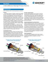 A-Series Miniature Watertight Pressure Switches 2025-7