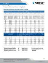 B-Series Switches –  Pressure, Differential Pressure & Hydraulic-2