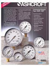 Commercial Gauges - Type 1005 - 1005P - 1