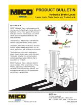 Hydraulic Brake Locks Promotional Sheet - 1