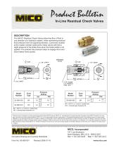 In-Line Residual Check Valves - 1