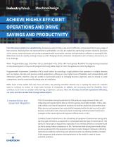 ACHIEVE HIGHLY-EFFICIENT OPERATIONS AND DRIVE SAVINGS AND PRODUCTIVITY - 1