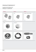 Pinions, worm wheel sets - 7