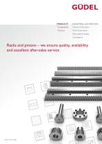 racks and pinions – we ensure quality, availability  and ex cellent after-sales service - 1