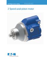 2 Speed axial piston motor - 1