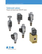 Solenoid valves Poppet and Spool type ON/OFF valves - Eaton Hydraulics ...