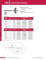 TWF Flanged Threaded Thermowell - 1