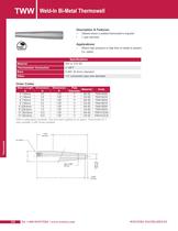 TWW Weld-In Threaded Thermowell - 1