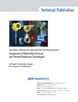 Flow Meter Selection for Improved Gas Flow Measurements: Comparison of Differential Pressure and Thermal Dispersion Technologies - 1