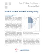 Transitional Flow Effects On Flow Meter Measuring Accuracy - 1