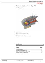 Machine nozzle with needle shut-off type-A(S)