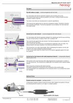 Machine shut-off nozzle for Elastomeric plastics; Type E - 3