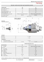 Machine shut-off nozzle for Elastomeric plastics; Type E - 4